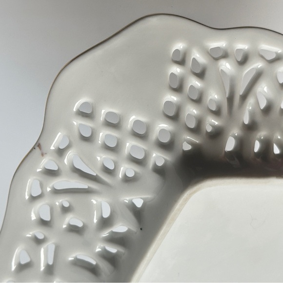 Oscar de la Renta Fine China UH 110 Antoinette West Germany reticulated bowl - Picture 7 of 11